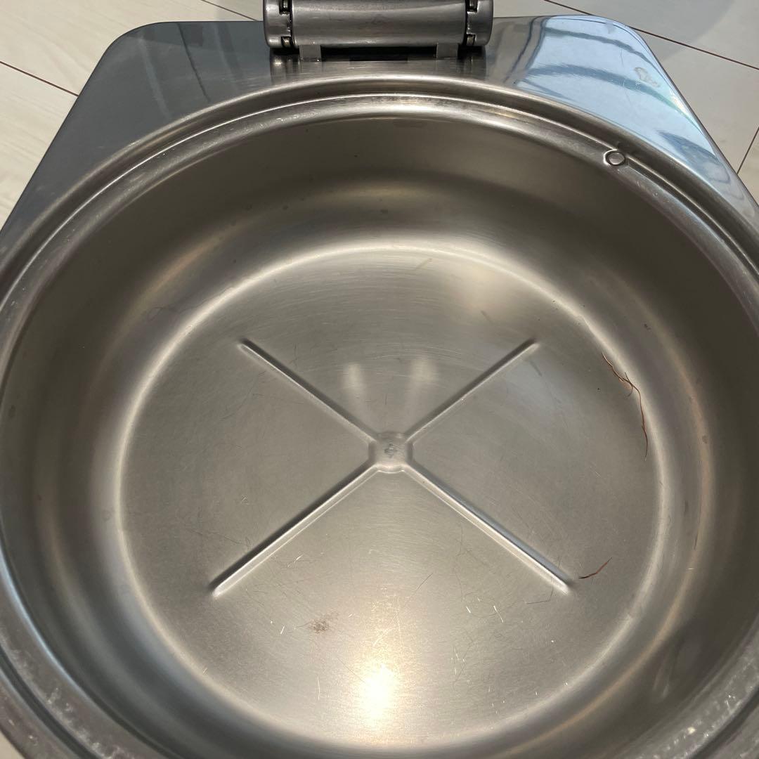 ステンレス製 保温調理鍋 蓋付き　チェーフィングディッシュ