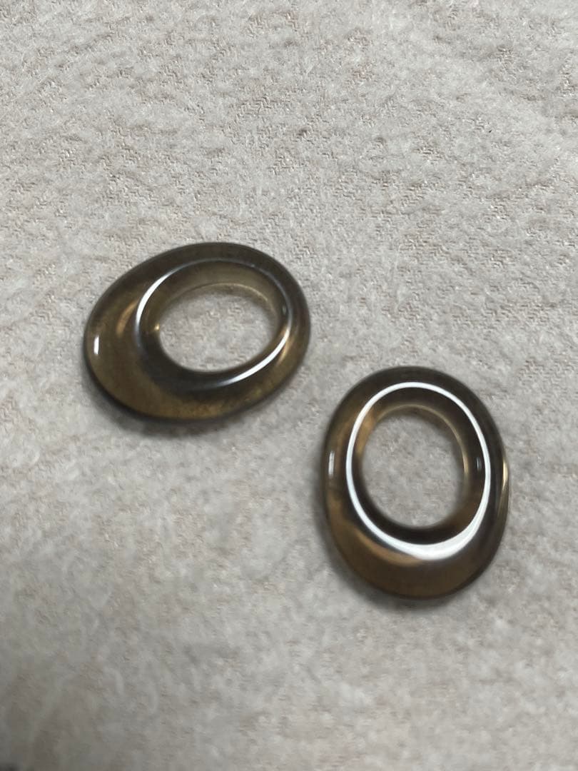 yuknakmak 　agete スモーキークォーツ　K10ピアスチャーム