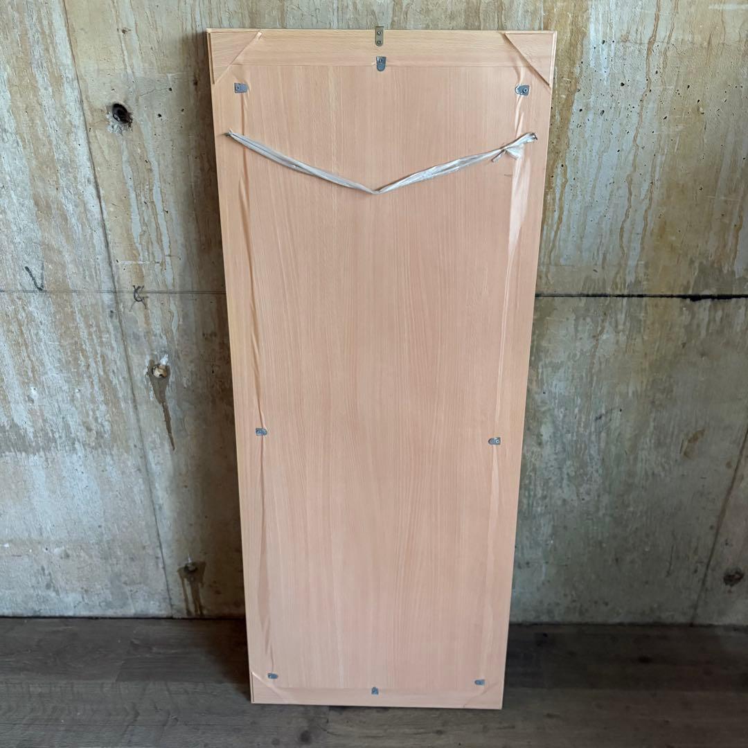 ステンドグラス　ウォールミラー　姿見　ロング　①