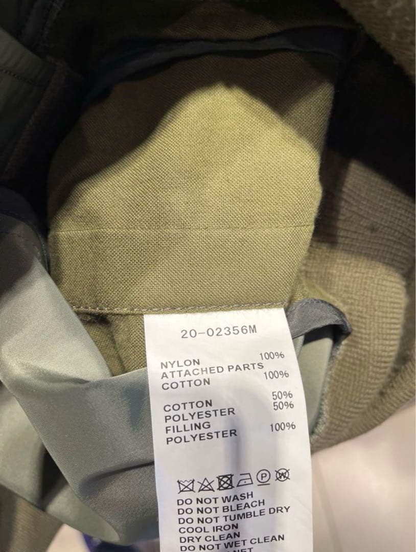 sacai サカイ MA-1 ブルゾン カーキ サイズ1