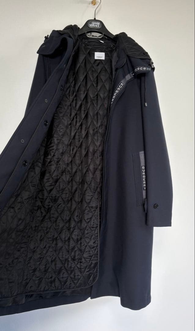 近年　美品 バーバリー BURBERRY コート ロゴ ライナー　メンズ