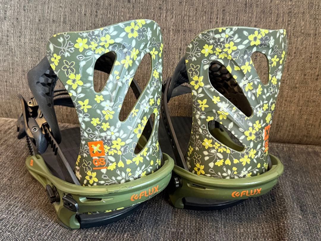 FLUX スノーボードビンディング GS オリーブグリーン