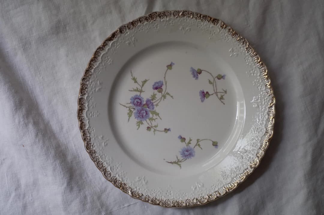 フランスアンティーク｜クレイユモントロー窯のプレート