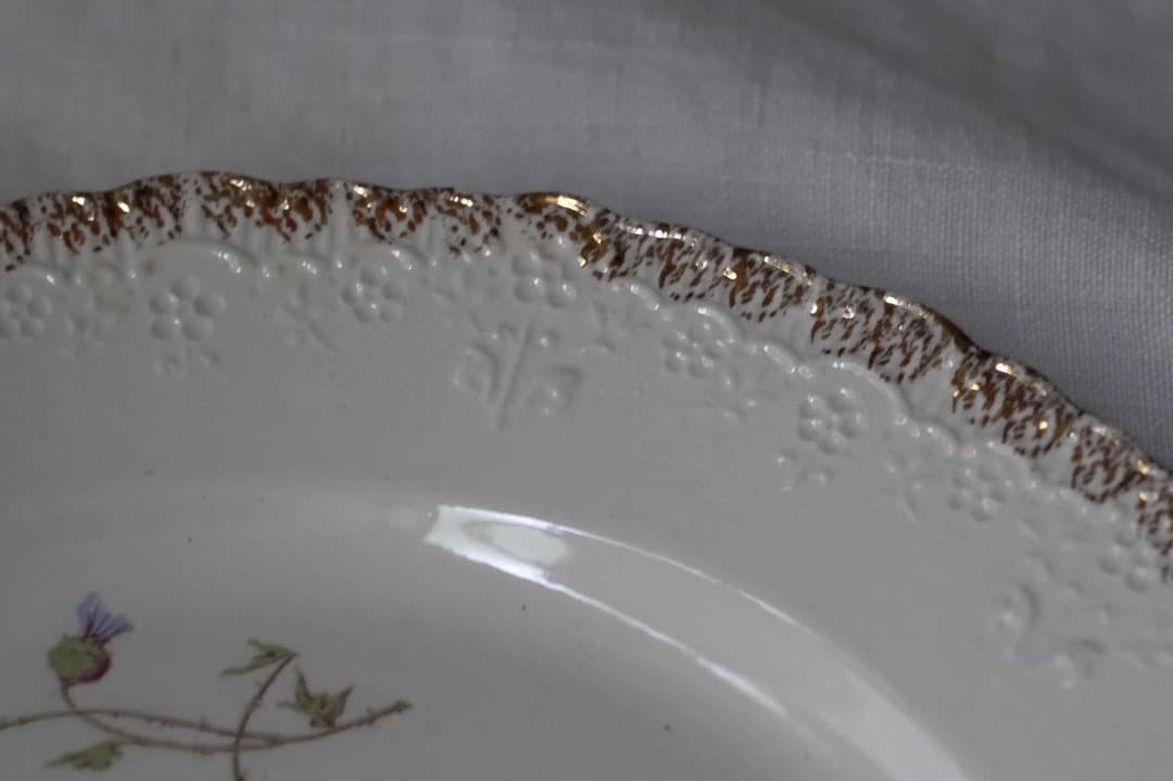 フランスアンティーク｜クレイユモントロー窯のプレート