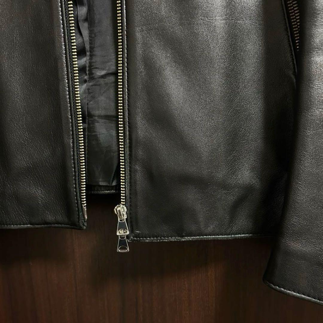 ステディオス STUDIOUS レザー ジャケット ブルゾン ライダース