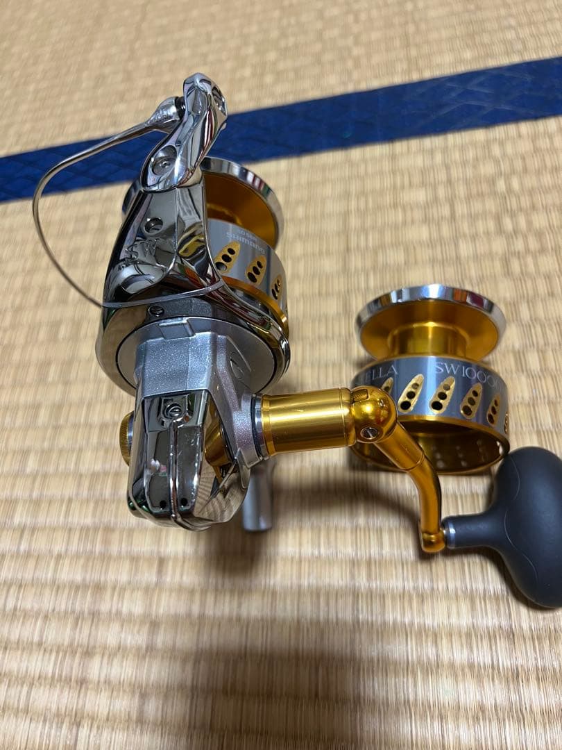 08ステラSW 10000XG夢屋ハンドル +替えスプール