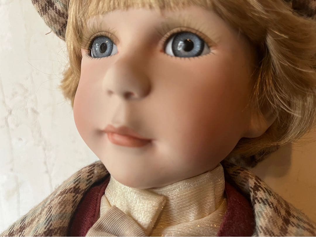 男の子 ビスクドール CASCO キャスコ 人形 112/300 アンティーク