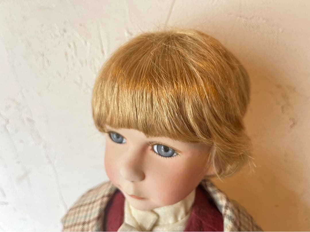 男の子 ビスクドール CASCO キャスコ 人形 112/300 アンティーク