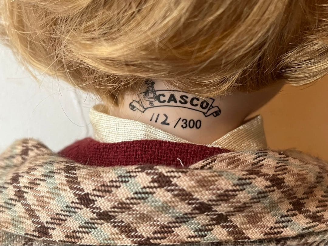 男の子 ビスクドール CASCO キャスコ 人形 112/300 アンティーク