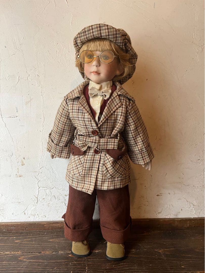 男の子 ビスクドール CASCO キャスコ 人形 112/300 アンティーク