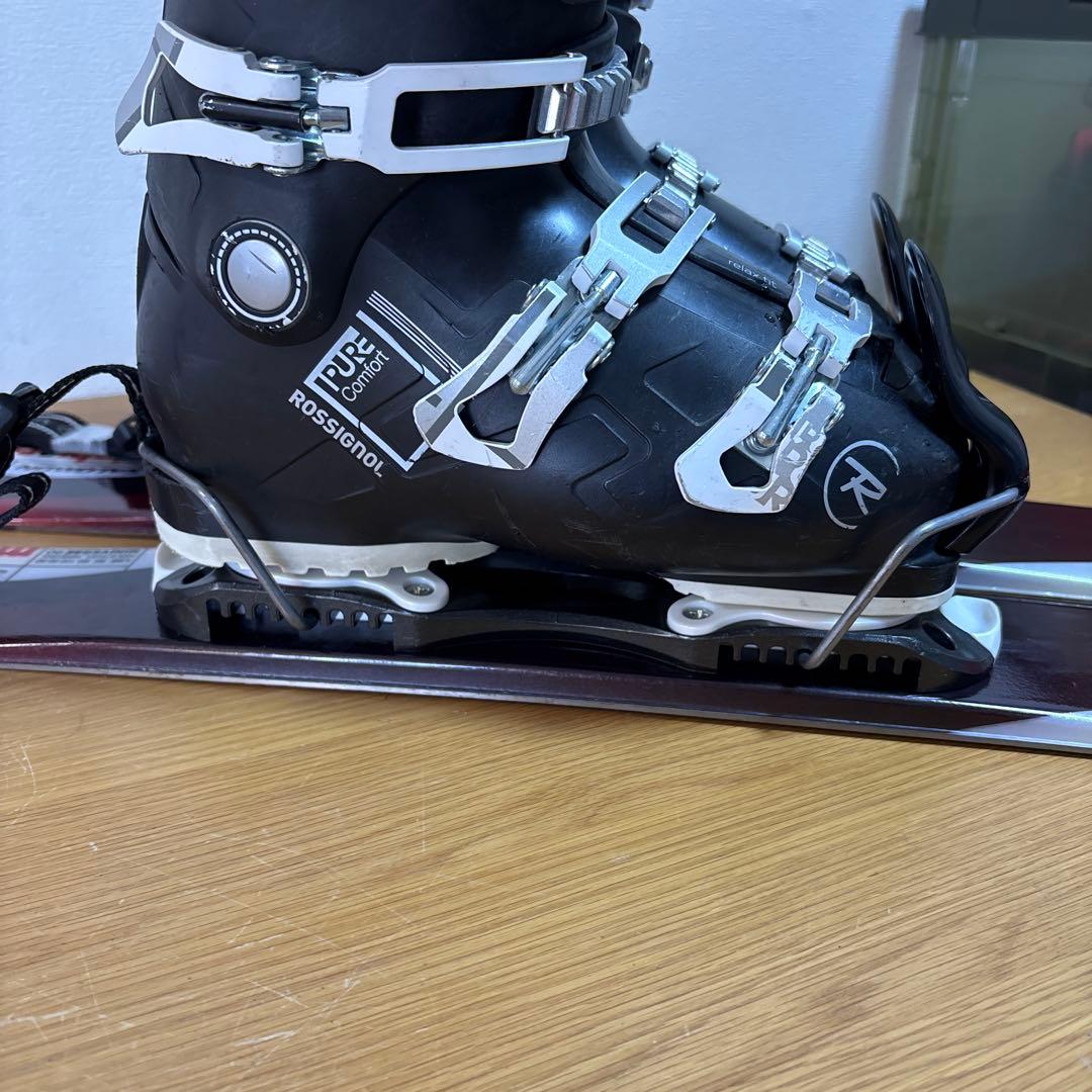 レディース　ショートスキーセット　ファンスキー　SALOMON22-22.5cm