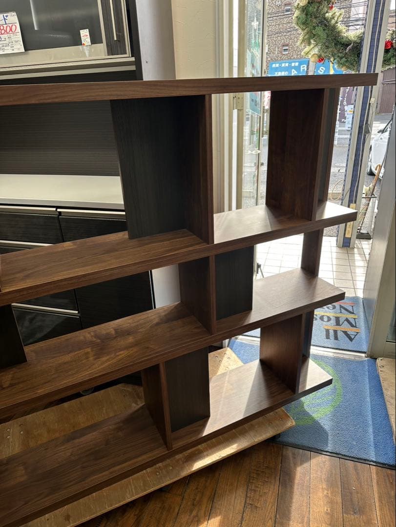 大塚家具　シェルフ　ローナ　幅180cm　木目調　北九州市福岡市限定