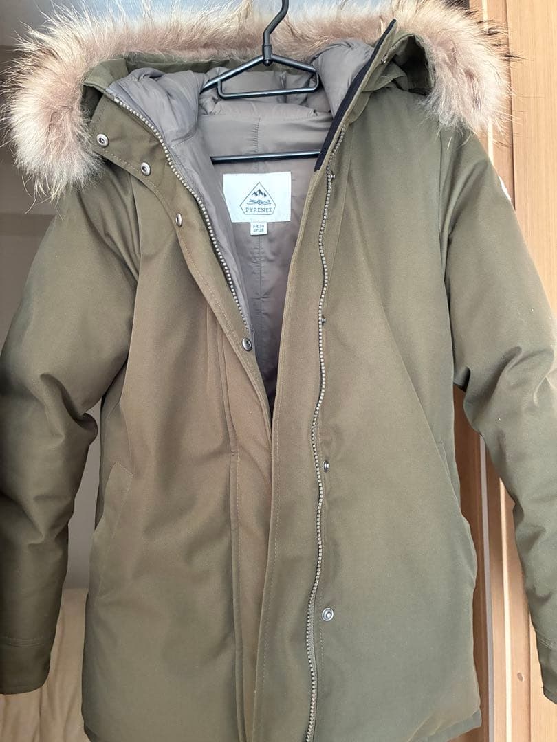 ピレネックス レディース ダウンジャケット カーキ 36