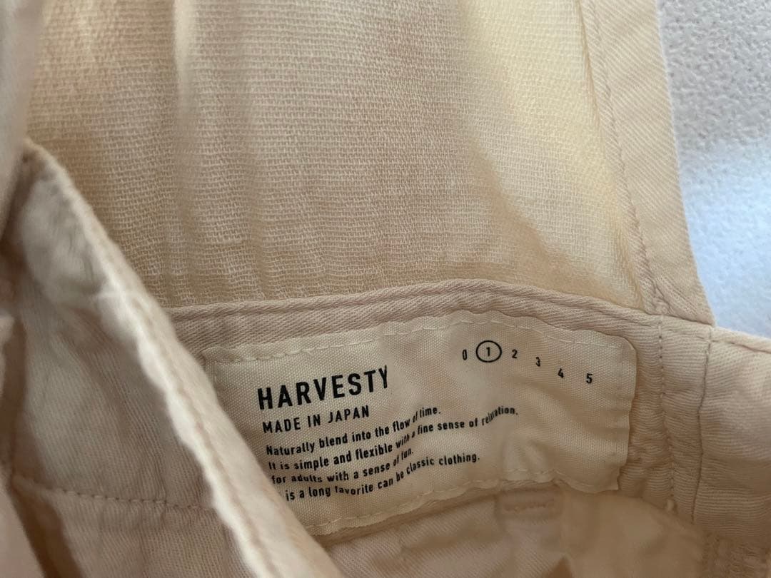 HARVESTY ハーベスティ 二重織りツイルコットンサーカスサロペット