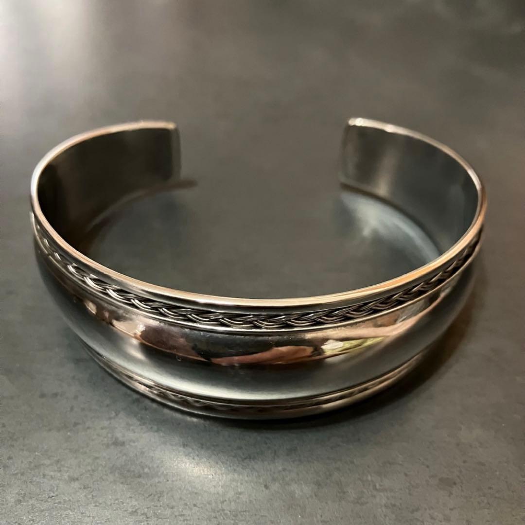 SILVER925 KOMARU TRIVAL BANGLEシルバーブレスレット
