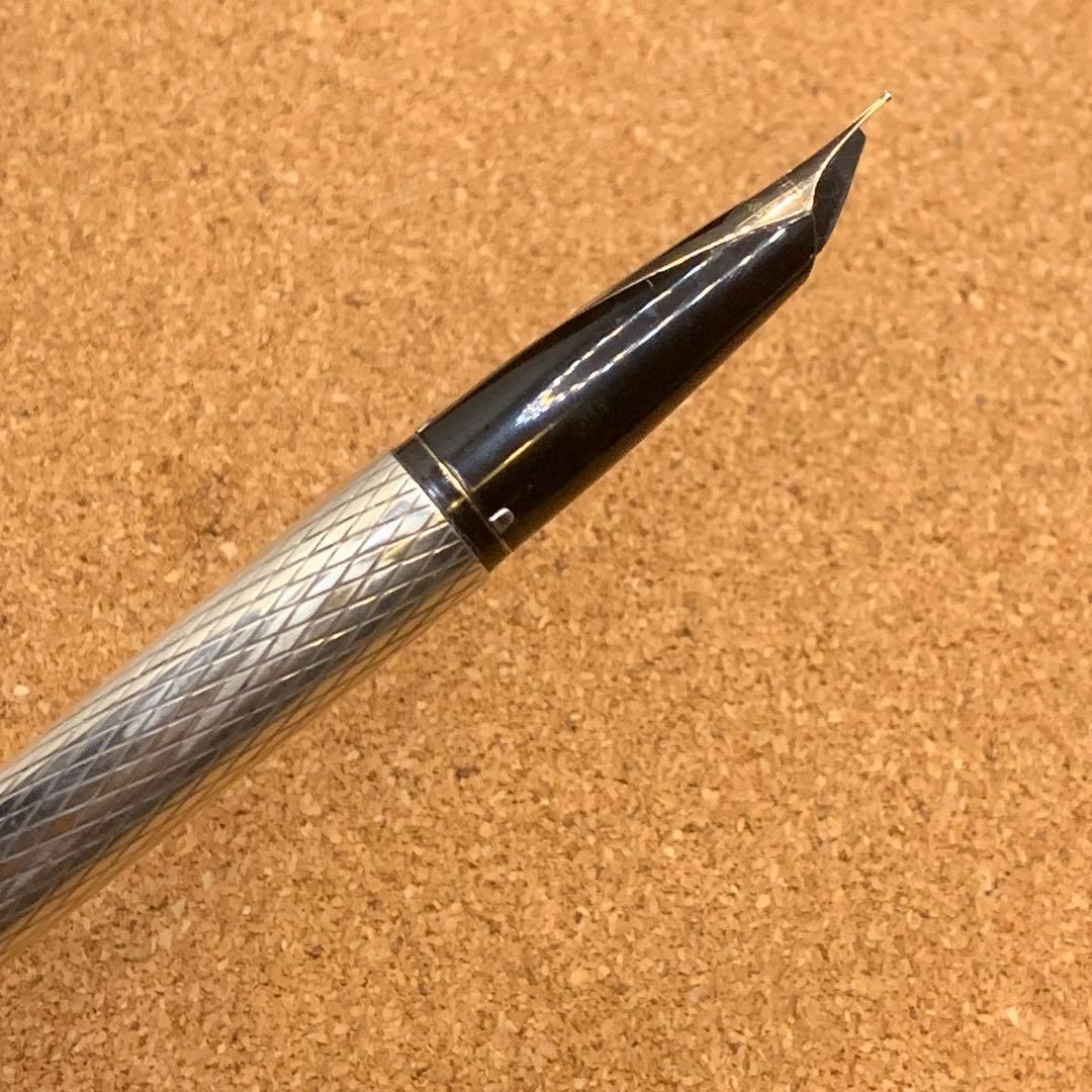 シェーファー　インペリアル　スターリングシルバー　万年筆　14K インレイドニブ