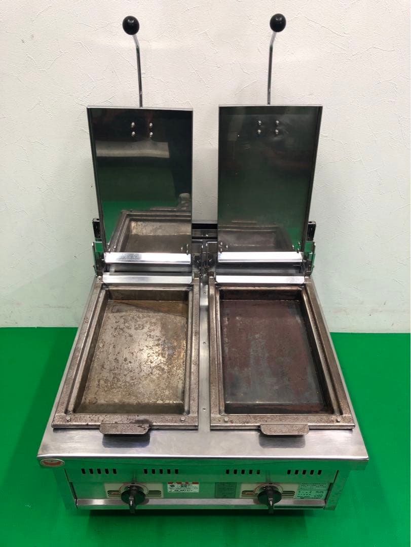 ☆地域限定送料無料☆ マルゼン　餃子焼器　2020年　LPG MGZ-066W