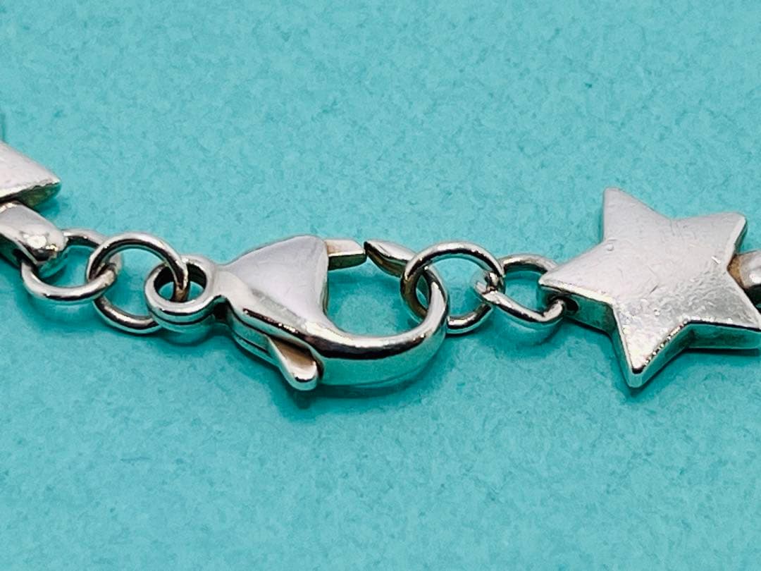 c747 美品　ティファニー×シュプリーム　パフ　スター　ブレスレット　925