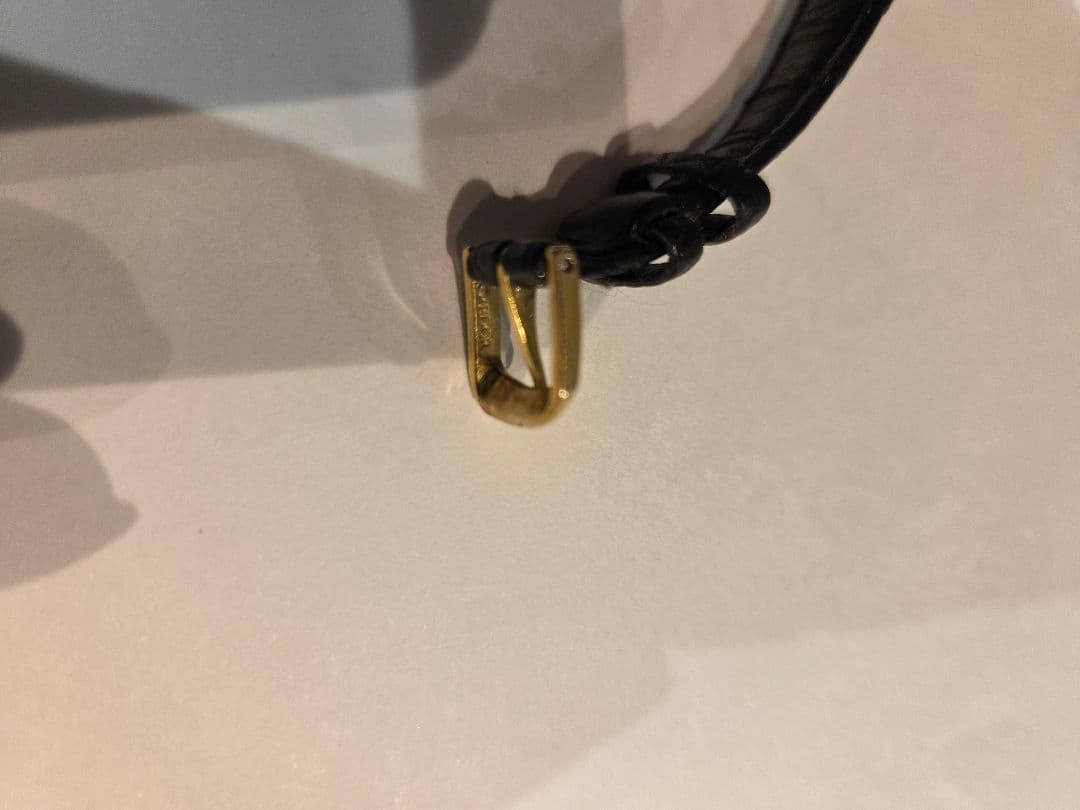 【美品】セイコーCredor ゴールド スクエア腕時計