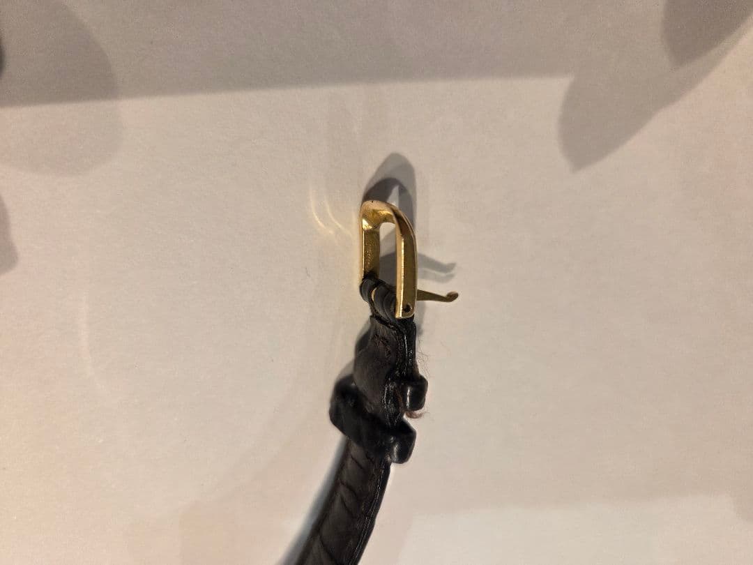 【美品】セイコーCredor ゴールド スクエア腕時計