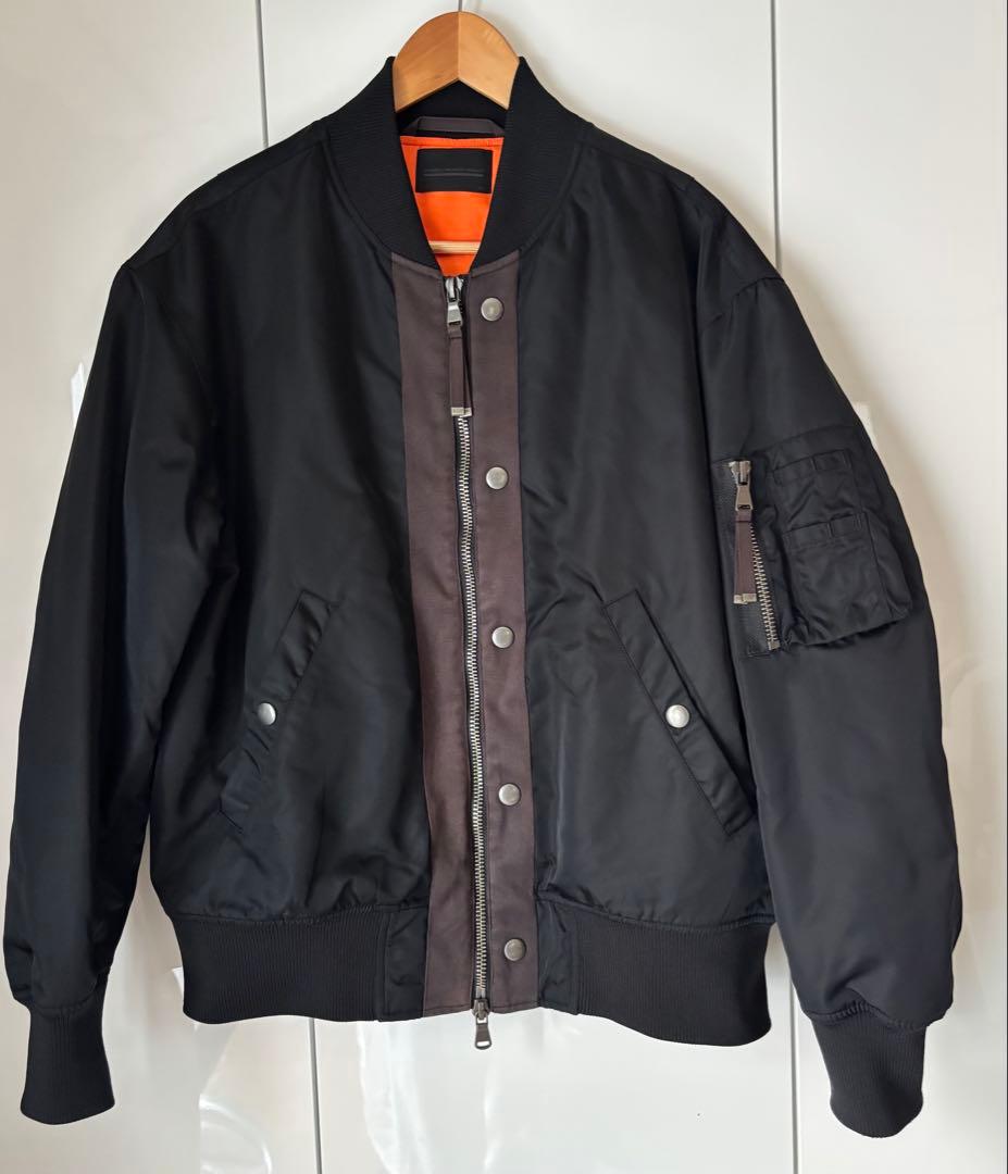 ディーゼル diesel Black gold MA-1 サイズ48 ブラック