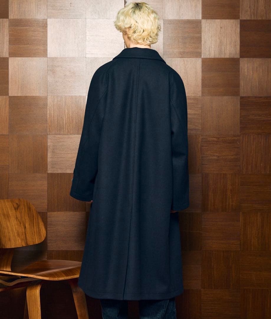 メゾンスペシャルSuper170’sプライムオーバー メルトン バルマカンコート