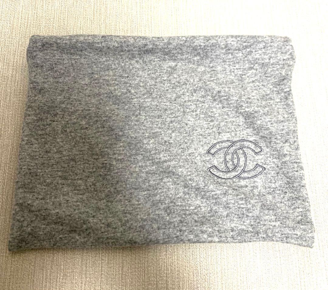 シャネル CHANEL アイマスク ブランケット ポーチ 3点セット グレー