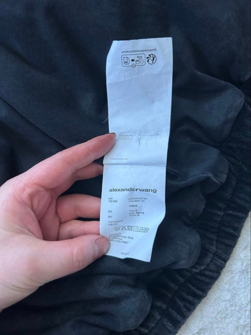 【正規品】Alexander wang ロゴ入りトラックジャケット　完売サイズ