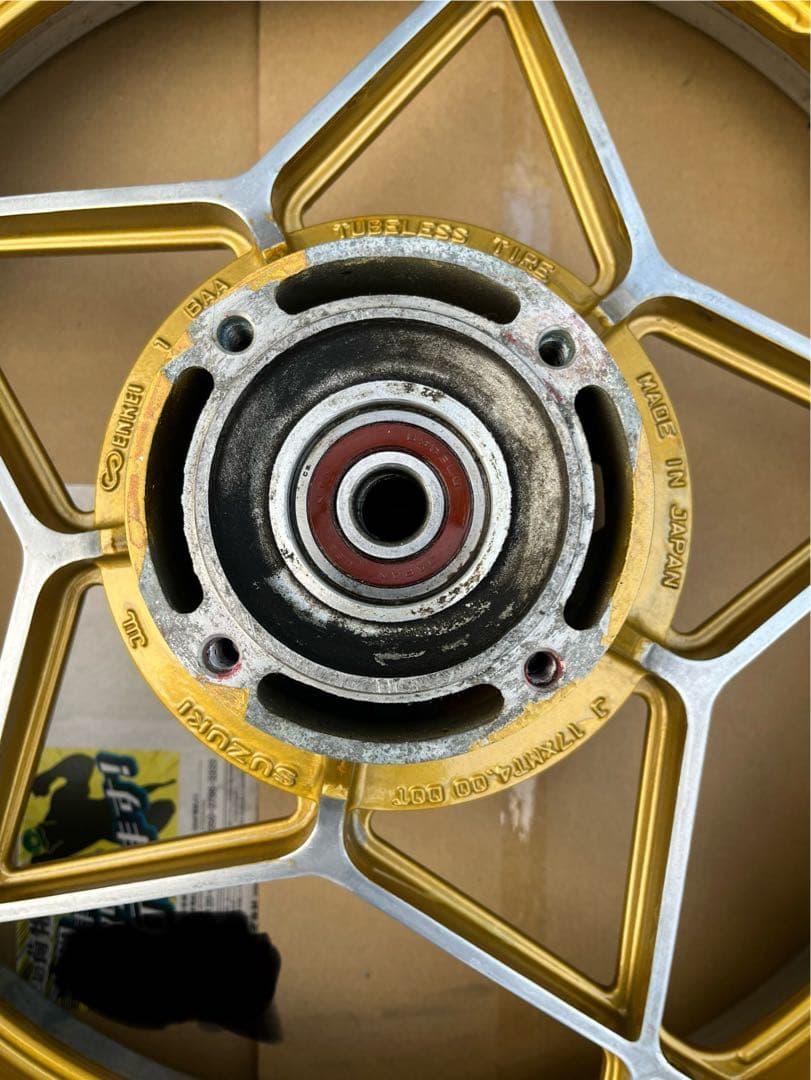 GSX400S カタナ　純正リアホイール　GSX400インパルスS gk79a