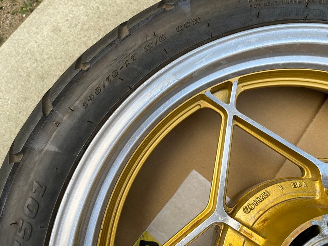 GSX400S カタナ　純正リアホイール　GSX400インパルスS gk79a