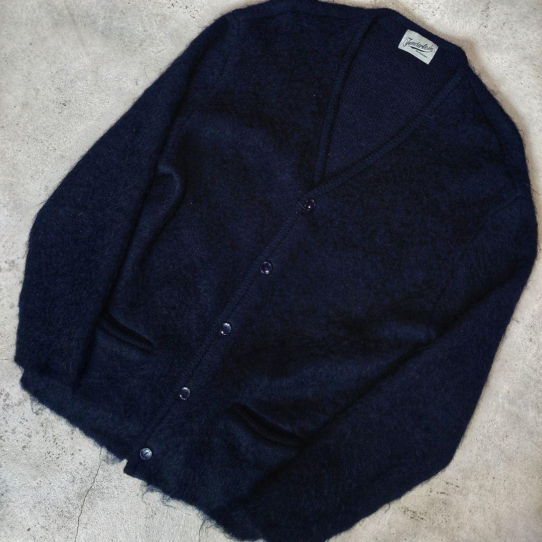 希少レア 新品同様 テンダーロイン ブラック モヘアカーディガン Lサイズ