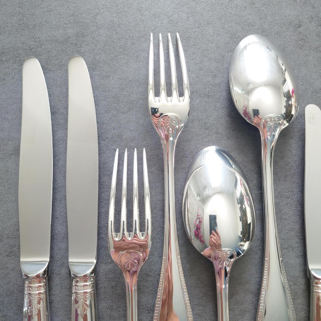 美品 クリストフル マルメゾン テーブルサイズ デザートサイズ 12点