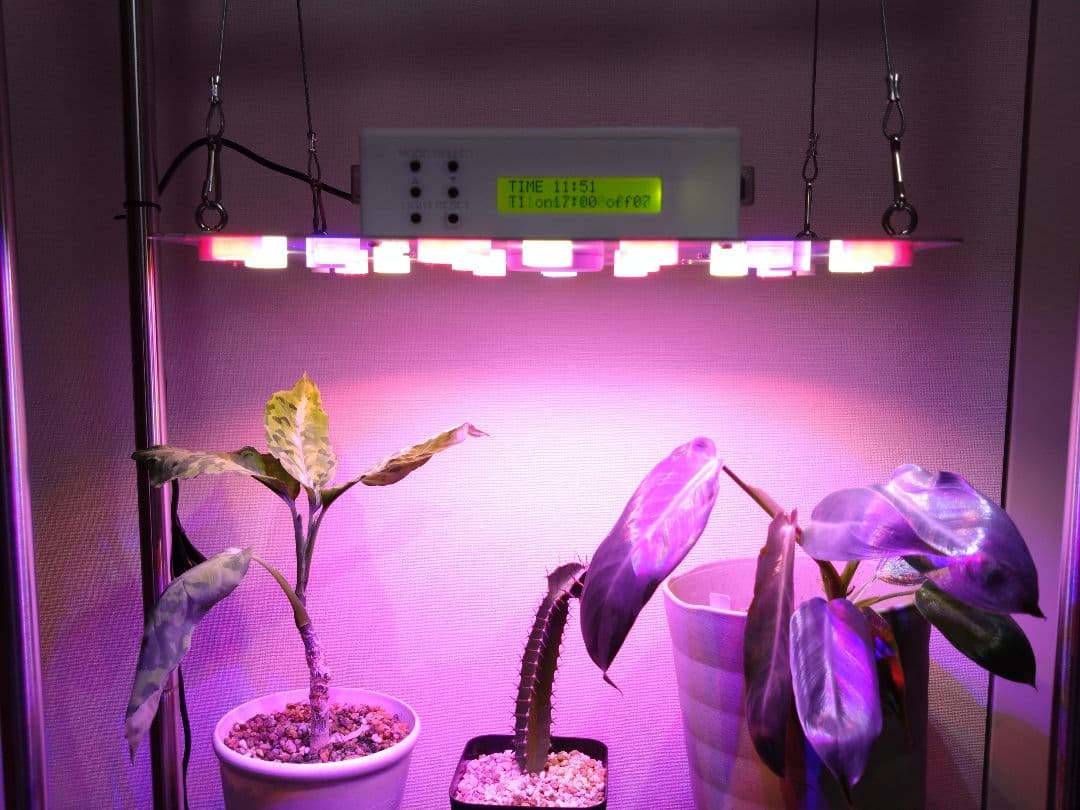 【L10W】多肉&塊根育成　水槽照明　タイマー付LEDライト（DC専用）