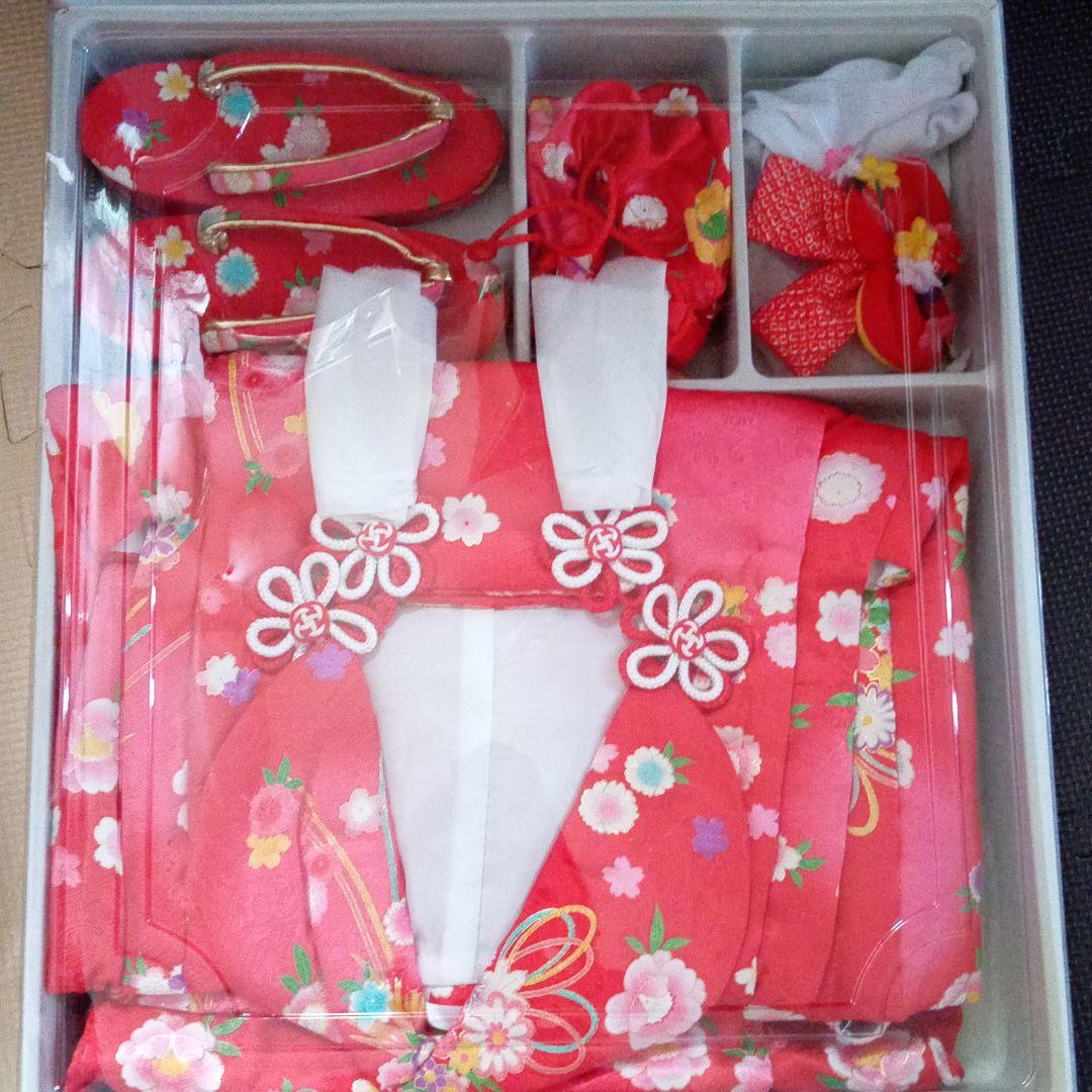 3歳　七五三　女の子　着物　正絹（本絹）