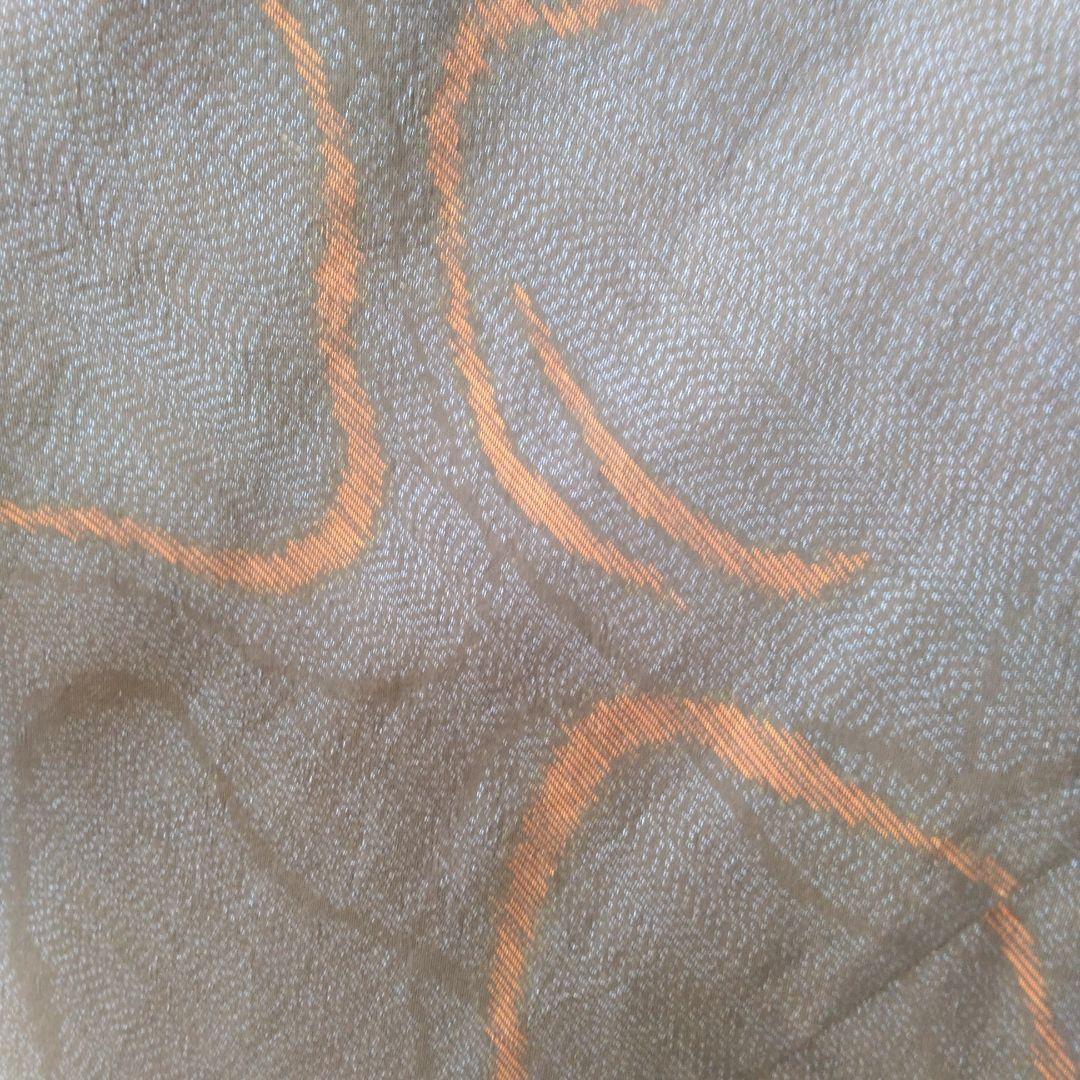 大島紬反物生地からバイアス仕立てロングワンピースM寸