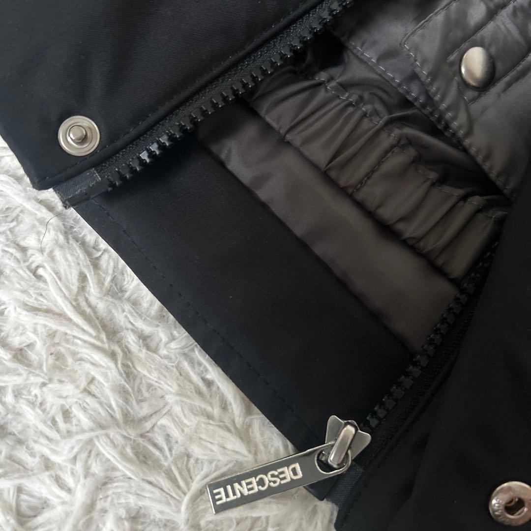 美品　デサント DESCENTE スキーウェア 上下セット　ダウン　黒　L