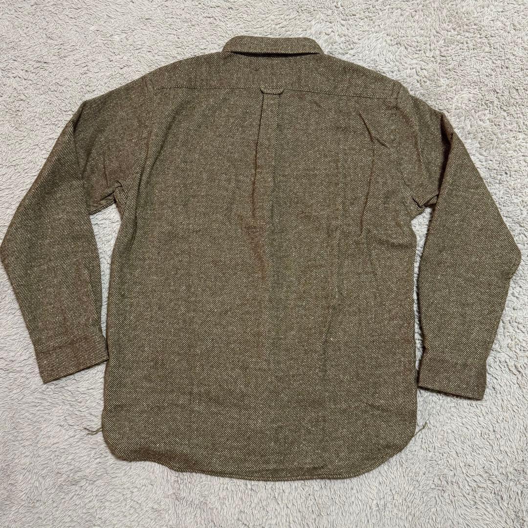 新品未使用　Pherrow's ボタンダウン　ネルシャツ　マチ付き　L 日本製