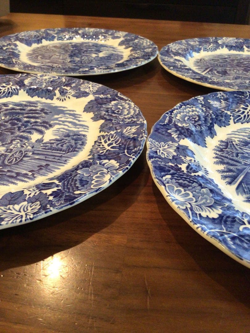 美品◇WOOD&SONS 大皿 ４枚セット　ウッド&サンズ 小皿一枚