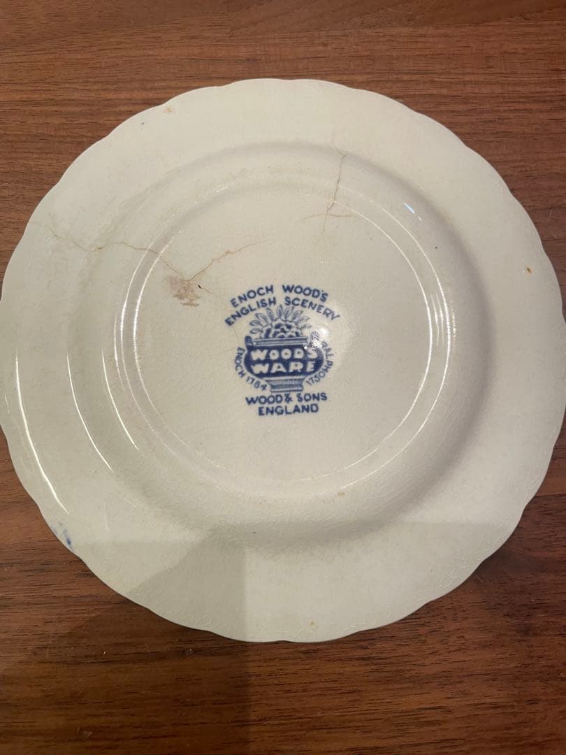 美品◇WOOD&SONS 大皿 ４枚セット　ウッド&サンズ 小皿一枚