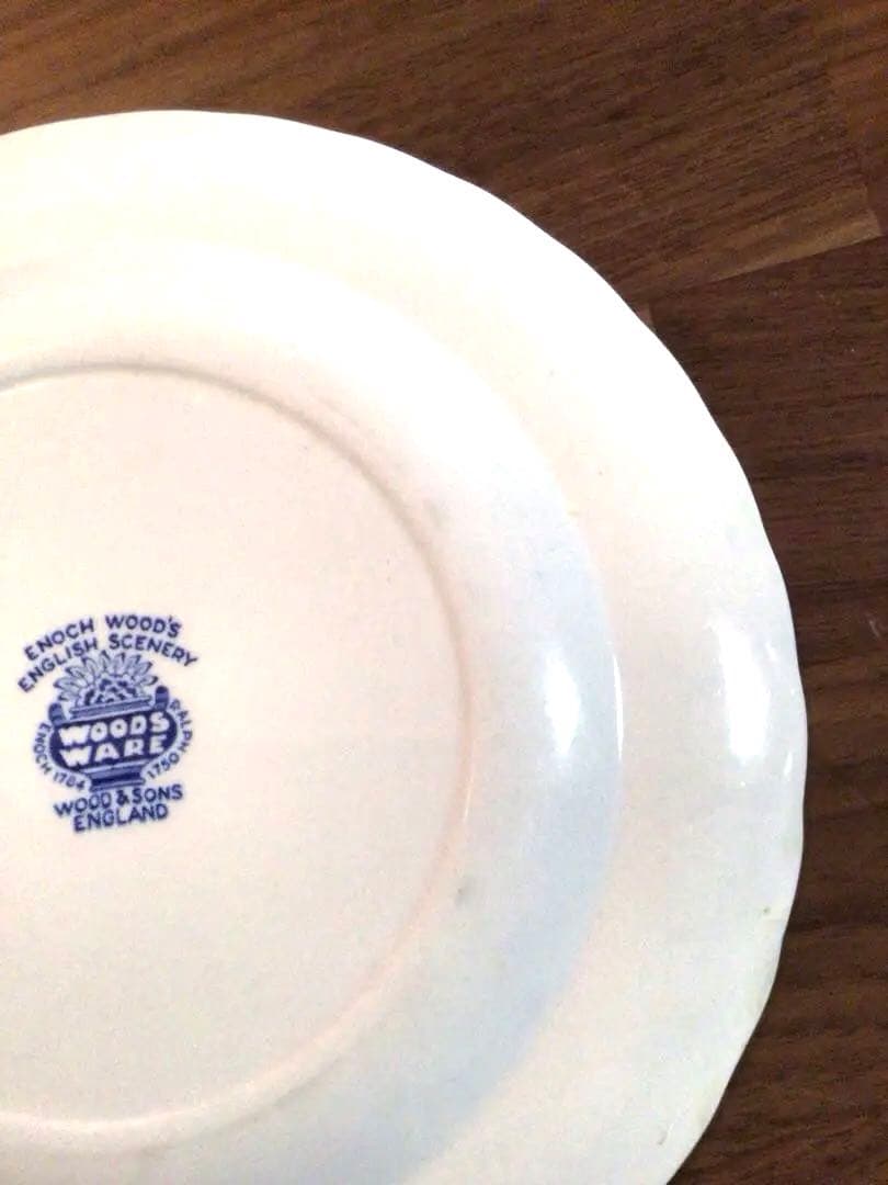 美品◇WOOD&SONS 大皿 ４枚セット　ウッド&サンズ 小皿一枚