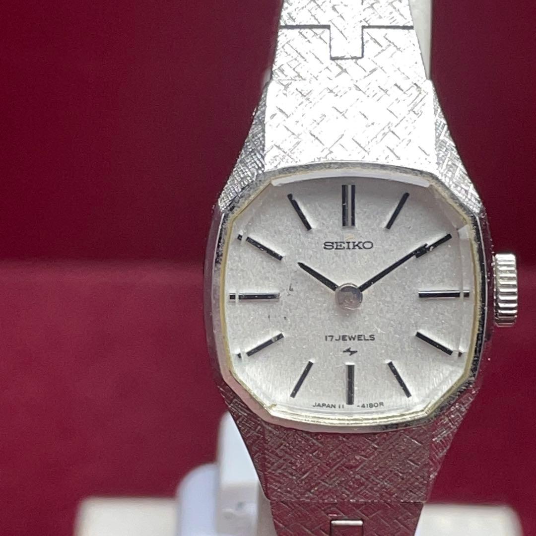 ★OH済 SEIKO ブレスレット 手巻 純正SSブレス PDP (耐腐食性)