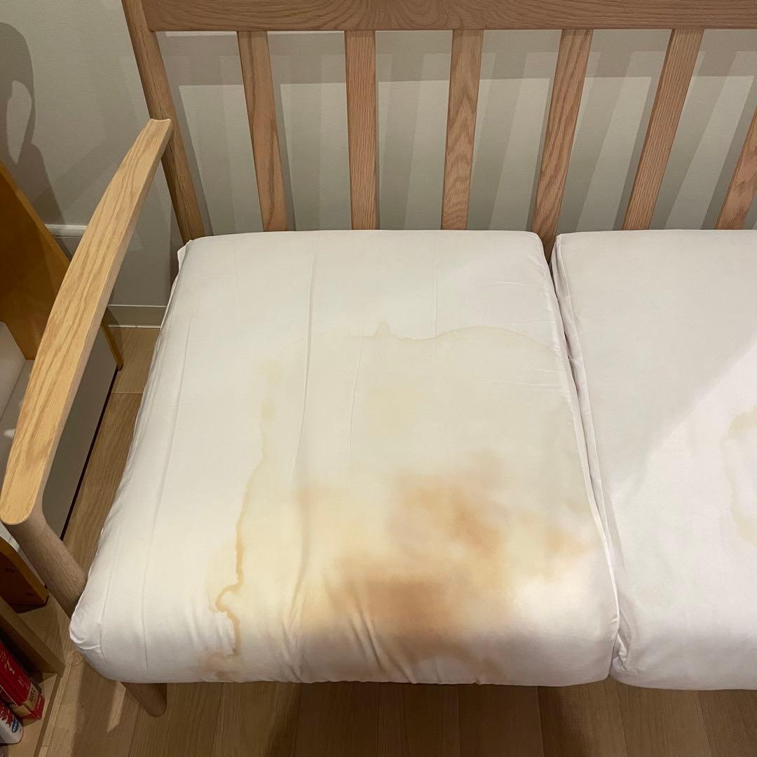 HIDAKAGU 飛騨家具　2人掛けソファ　019-2P ホワイトオーク×ミント