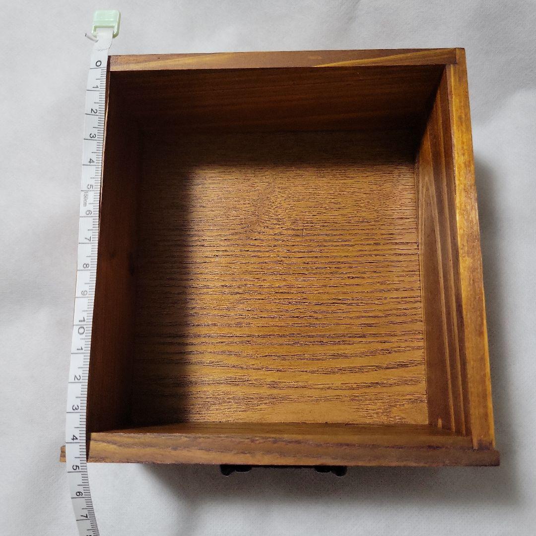 木製 漢字 彫刻付き 14引き出し ミニタンス