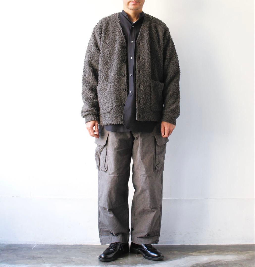 【美品☆】A VONTADE WOOL BOA V-NECK CARDIGAN