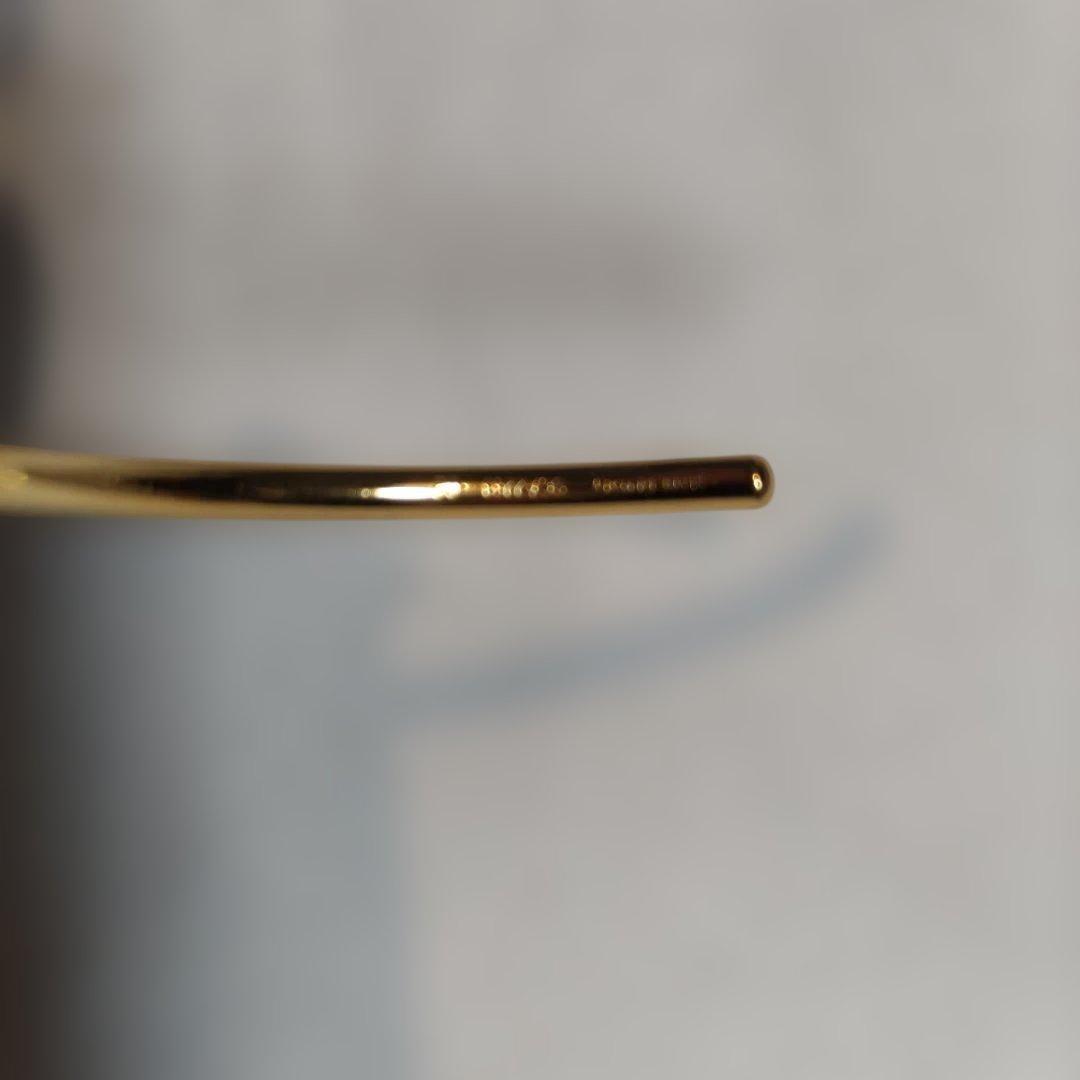 CELINE ゴールド オープンバングル