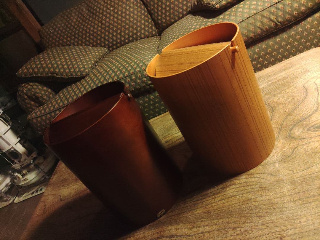 未使用　カリモク60 サイトーウッド　saitowood ゴミ箱　ダストボックス