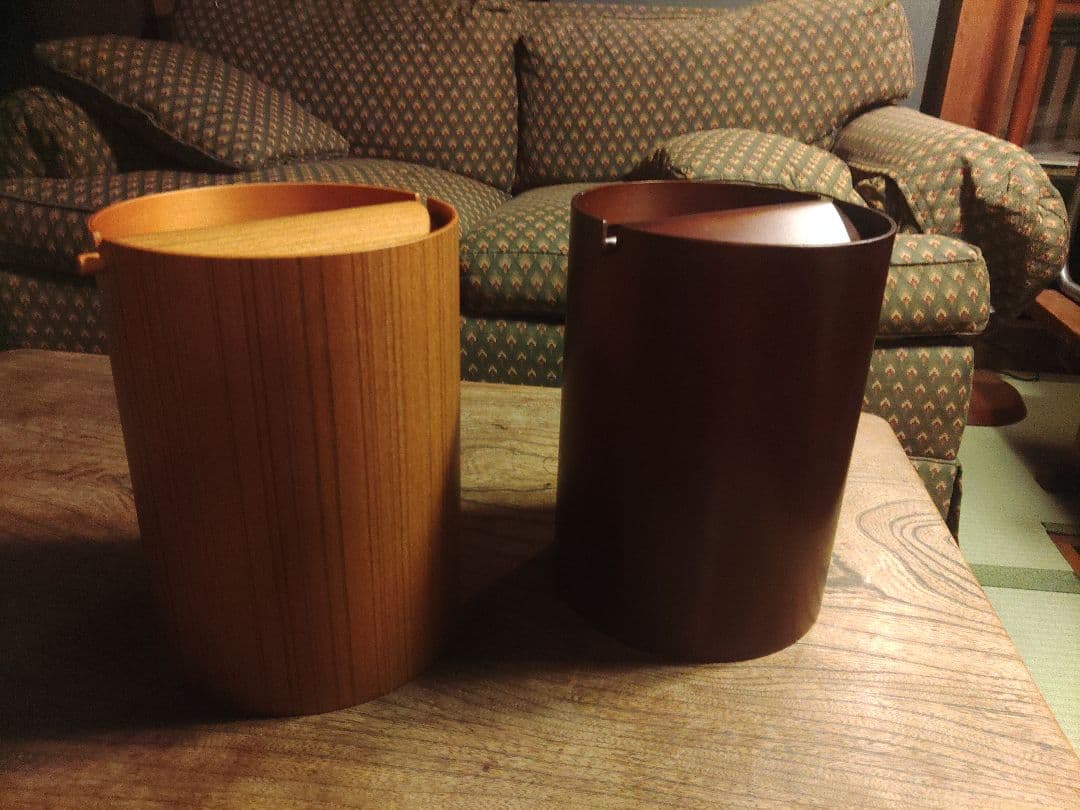 未使用　カリモク60 サイトーウッド　saitowood ゴミ箱　ダストボックス