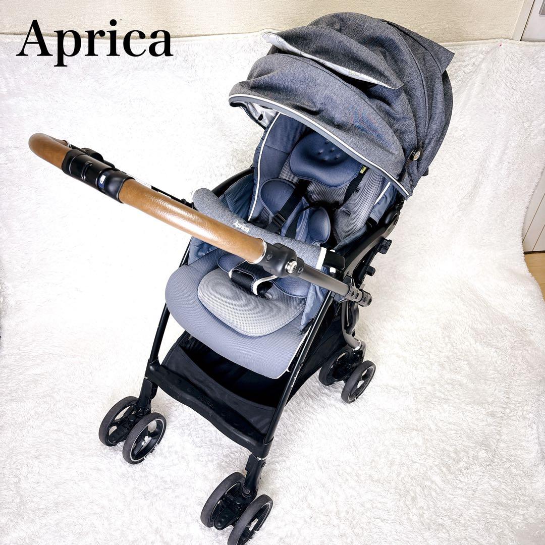 極美品　アップリカ　ラクーナビッテ　クッション　AB 超軽量　両対面式　アニマル