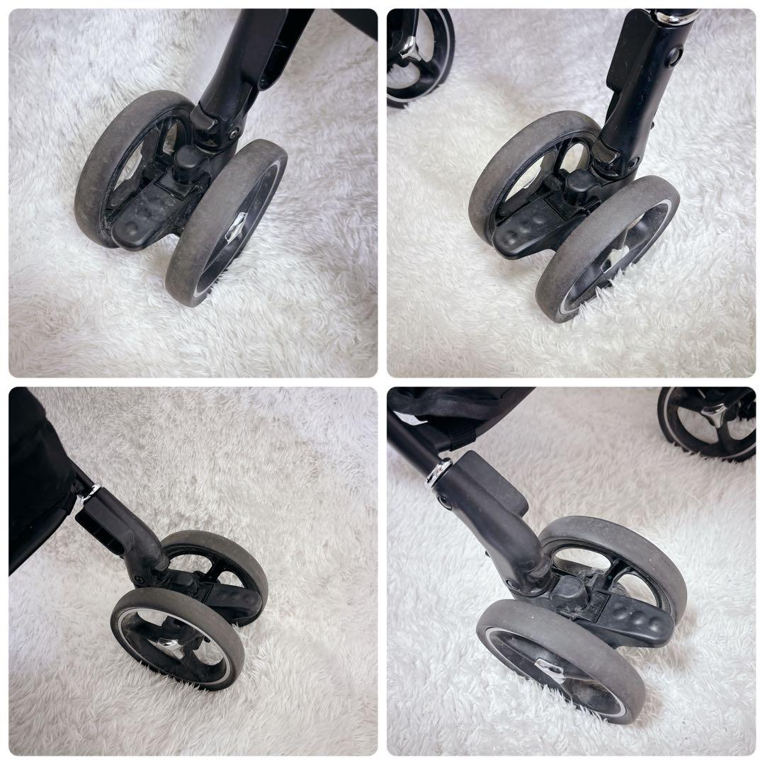 極美品　アップリカ　ラクーナビッテ　クッション　AB 超軽量　両対面式　アニマル