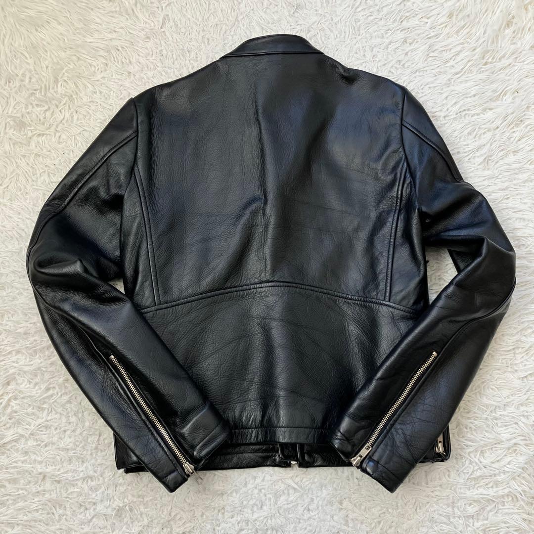 《美品珍品早い者勝ち》y'2 leatherシングルライダース本革リアルレザー